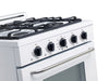 Unique Classic 30' White Off Grid Propane Range
