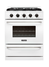 Unique Classic 30' White Off Grid Propane Range