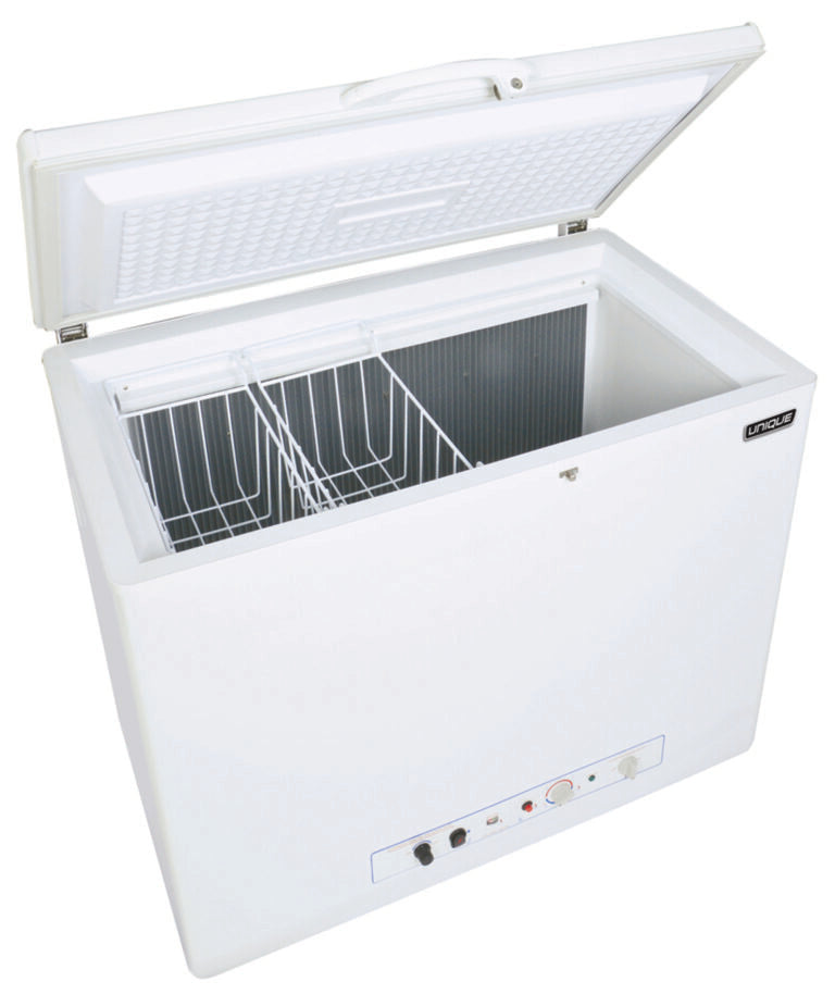 Unique 6 cu/ft White propane freezer Standard Model