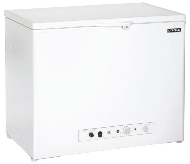 Unique 6 cu/ft White propane freezer Standard Model