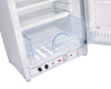 Unique 8 cu/ft white standard model propane Refrigerator Serial #