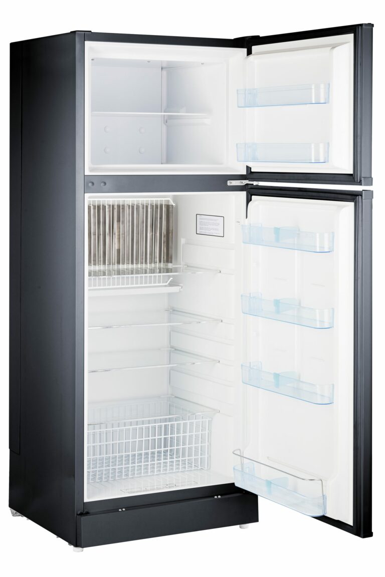Unique 14 cu/ft Midnight Black standard model propane Refrigerator
