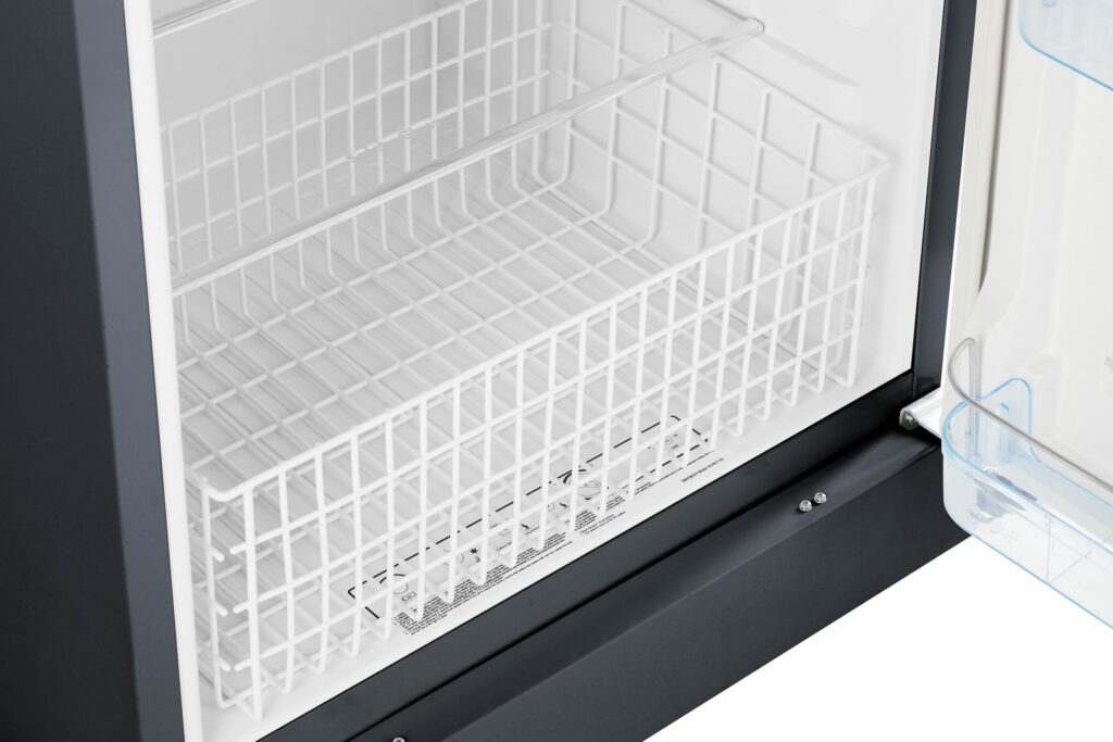 Unique 14 cu/ft Midnight Black standard model propane Refrigerator