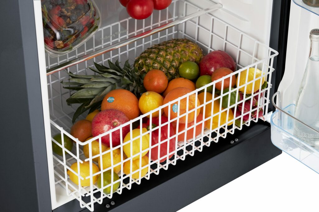 Unique 14 cu/ft Midnight Black standard model propane Refrigerator