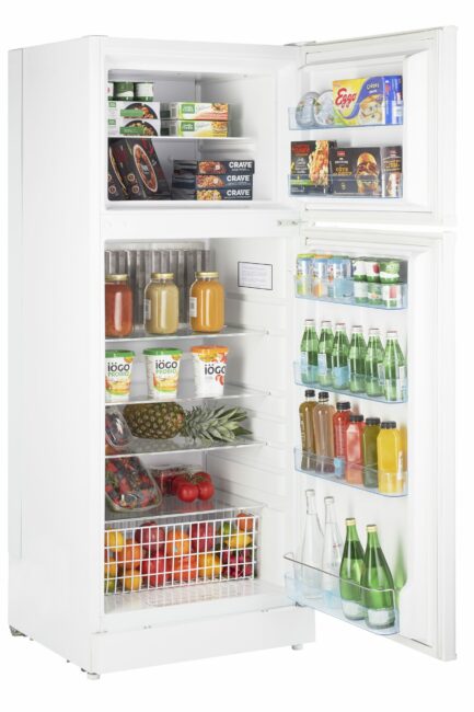 Unique 14 cu/ft Marshmallow White standard model propane Refrigerator