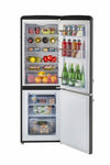 Classic Retro 21.6 in. 7 cu. ft. Retro Bottom Freezer Refrigerator in Midnight Black, ENERGY STAR