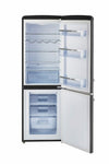 Classic Retro 21.6 in. 7 cu. ft. Retro Bottom Freezer Refrigerator in Midnight Black, ENERGY STAR