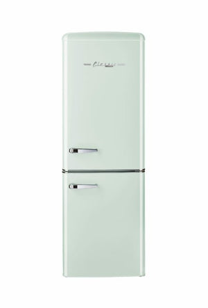 Classic Retro 21.6 in. 7 cu. ft. Retro Bottom Freezer Refrigerator in Summer Mint Green, ENERGY STAR
