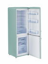Classic Retro 21.6 in. 7 cu. ft. Retro Bottom Freezer Refrigerator in Ocean Mist Turquoise, ENERGY STAR