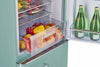 Classic Retro 21.6 in. 7 cu. ft. Retro Bottom Freezer Refrigerator in Ocean Mist Turquoise, ENERGY STAR