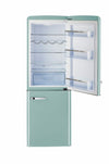 Classic Retro 21.6 in. 7 cu. ft. Retro Bottom Freezer Refrigerator in Ocean Mist Turquoise, ENERGY STAR