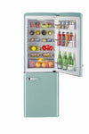 Classic Retro 21.6 in. 7 cu. ft. Retro Bottom Freezer Refrigerator in Ocean Mist Turquoise, ENERGY STAR