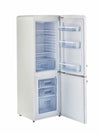 Classic Retro 21.6 in. 7 cu. ft. Retro Bottom Freezer Refrigerator in Marshmallow White, ENERGY STAR