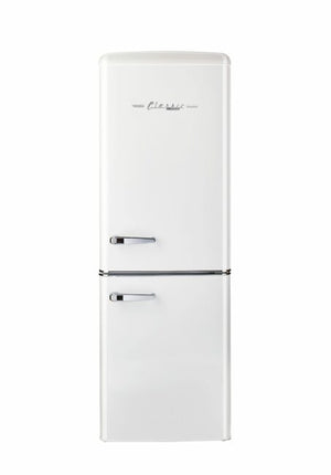 Classic Retro 21.6 in. 7 cu. ft. Retro Bottom Freezer Refrigerator in Marshmallow White, ENERGY STAR