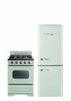Cuisinière à gaz Classic Rétro avec four à convection, 24 po, 2,9 pi3, Summer Mint Green