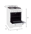 Unique 24' Classic Retro Marshmallow White Offgrid Range