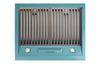Classic Retro 24-inch 500 CFM Ducted Under Cabinet Range Hood with LED Lighting in Ocean Mist Turquoise