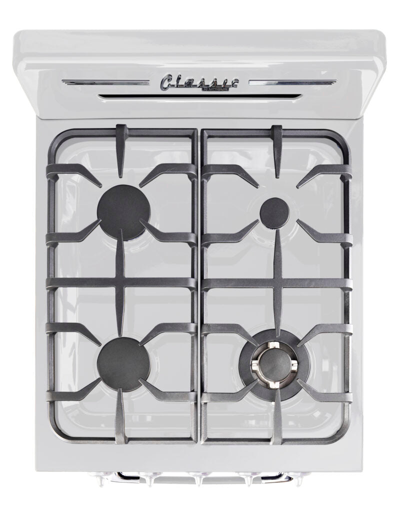 Unique 24' Classic Retro Marshmallow White Offgrid Range