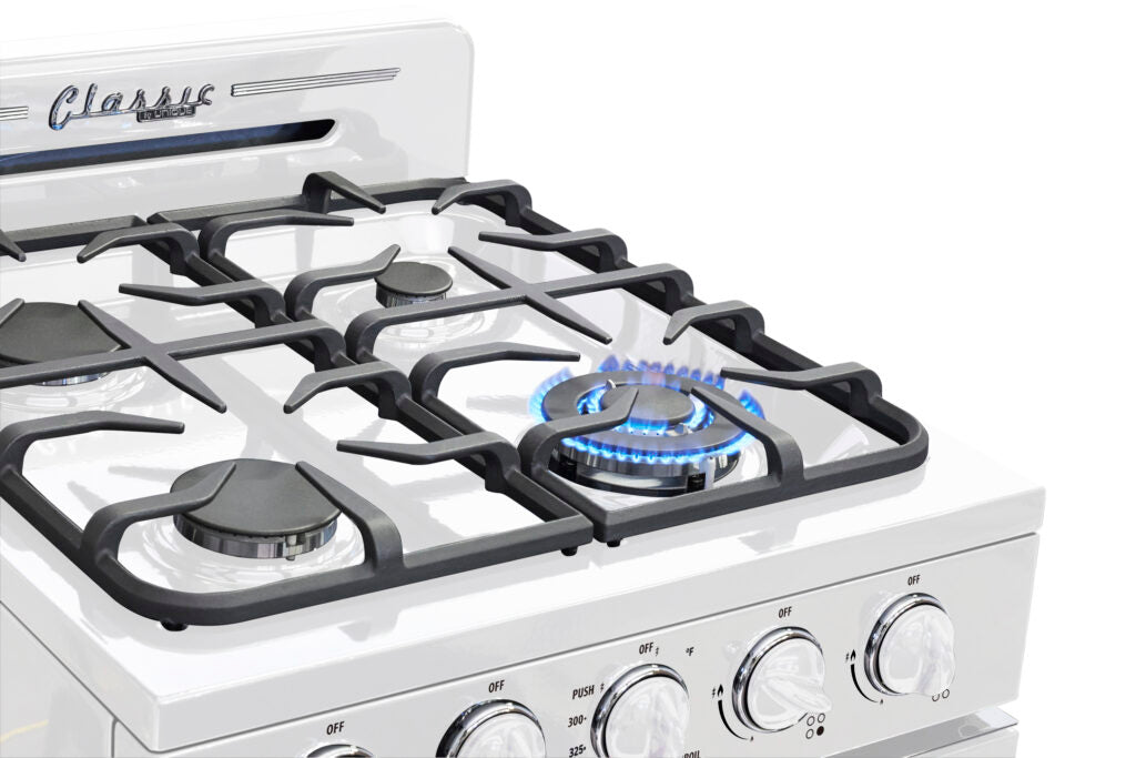 Unique 24' Classic Retro Marshmallow White Offgrid Range