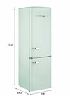Unique 275 Litre Summer Mint Green 12/24 DC Refrigerator/Freezer