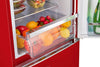 Classic Retro 21.6 in. 8.7 cu. ft. Retro Bottom Freezer Refrigerator in Candy Red, ENERGY STAR