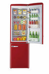 Classic Retro 21.6 in. 8.7 cu. ft. Retro Bottom Freezer Refrigerator in Candy Red, ENERGY STAR