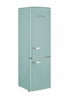 Classic Retro 21.6 in. 8.7 cu. ft. Retro Bottom Freezer Refrigerator in Ocean Mist Turquoise, ENERGY STAR