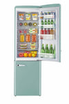 Classic Retro 21.6 in. 8.7 cu. ft. Retro Bottom Freezer Refrigerator in Ocean Mist Turquoise, ENERGY STAR