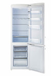 Classic Retro 21.6 in. 8.7 cu. ft. Retro Bottom Freezer Refrigerator in Marshmallow White, ENERGY STAR