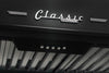 Classic Retro 24-inch 500 CFM Ducted Under Cabinet Range Hood with LED Lighting in Midnight Black