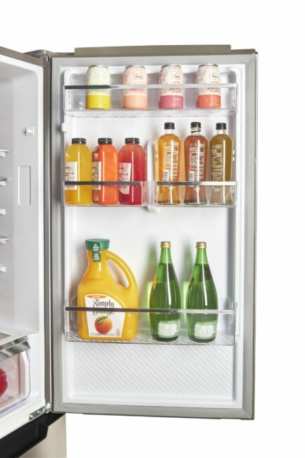 Prestige 23.6 in. 11.7 cu. ft. Frost Free Bottom Freezer Refrigerator in Stainless Steel