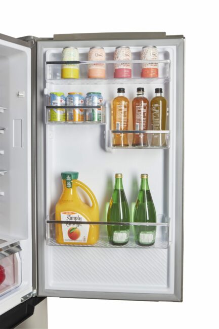 Prestige 23.6 in. 11.7 cu. ft. Frost Free Bottom Freezer Refrigerator in Stainless Steel