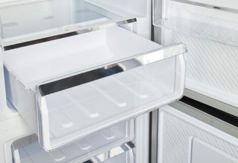 Prestige 21.6 in. 8.7 cu. ft. Bottom Freezer Refrigerator in Stainless Steel, ENERGY STAR