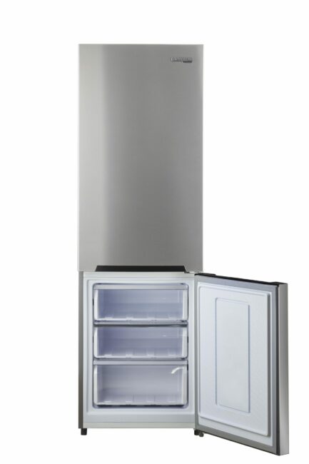 Prestige 23.6 in. 11.7 cu. ft. Frost Free Bottom Freezer Refrigerator in Stainless Steel