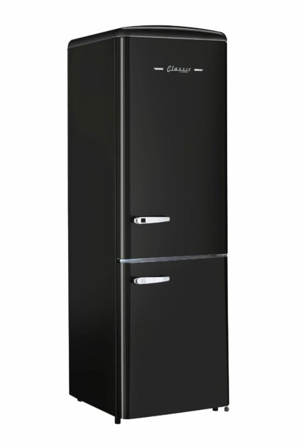 Réfrigérateur électrique à congélateur dans le bas de 12 pi³ - Noir nuit