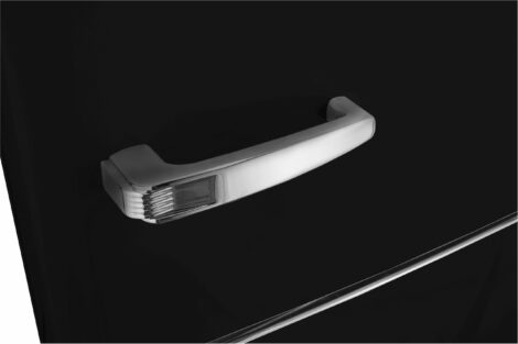 Réfrigérateur électrique à congélateur dans le bas de 12 pi³ - Noir nuit