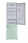 Classic Retro 23.6 in 11.7 cu. ft. Frost Free Retro Bottom Freezer Refrigerator in Summer Mint Green, ENERGY STAR