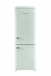 Classic Retro 23.6 in 11.7 cu. ft. Frost Free Retro Bottom Freezer Refrigerator in Summer Mint Green, ENERGY STAR