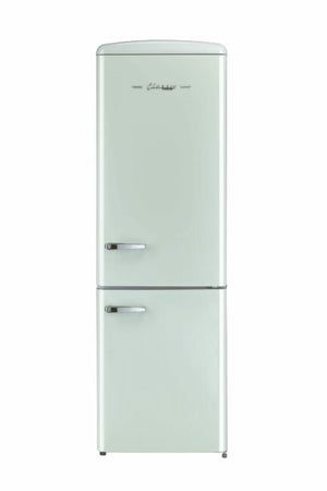 Classic Retro 23.6 in 11.7 cu. ft. Frost Free Retro Bottom Freezer Refrigerator in Summer Mint Green, ENERGY STAR