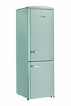 Classic Retro 23.6 in 11.7 cu. ft. Frost Free Retro Bottom Freezer Refrigerator in Ocean Mist Turqoise, ENERGY STAR
