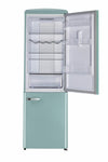 Classic Retro 23.6 in 11.7 cu. ft. Frost Free Retro Bottom Freezer Refrigerator in Ocean Mist Turqoise, ENERGY STAR