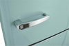 Classic Retro 23.6 in 11.7 cu. ft. Frost Free Retro Bottom Freezer Refrigerator in Ocean Mist Turqoise, ENERGY STAR