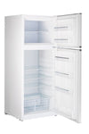 Unique 385Litre Marshmallow White 12/24 DC Refrigerator/Freezer Retro