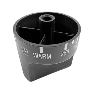 Bouton de four 'Warm (chaud)' pour*** ! unités vendues avant 2013 !*** pour les cuisinières noires 30' & 24' (1 par unité)