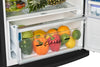 Unique 310L Midnight Black Top Mount Refrigerator