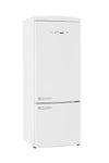 Unique 455L Marshmallow White Bottom Mount Refrigerator