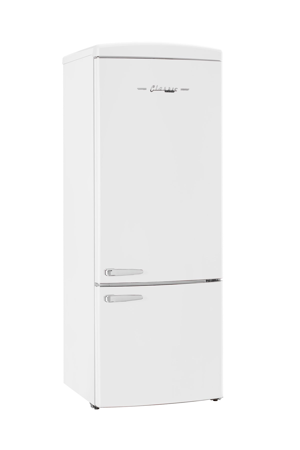 Unique 455L Marshmallow White Bottom Mount Refrigerator