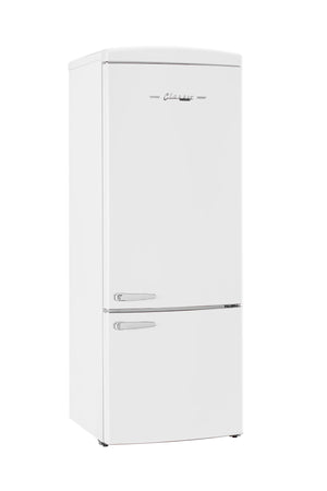 Unique 455L Marshmallow White Bottom Mount Refrigerator