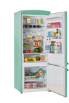Unique 455L Ocean Mist Turquoise Bottom Mount Refrigerator
