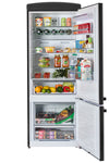 Unique 455L Matte Black Bottom Mount Refrigerator
